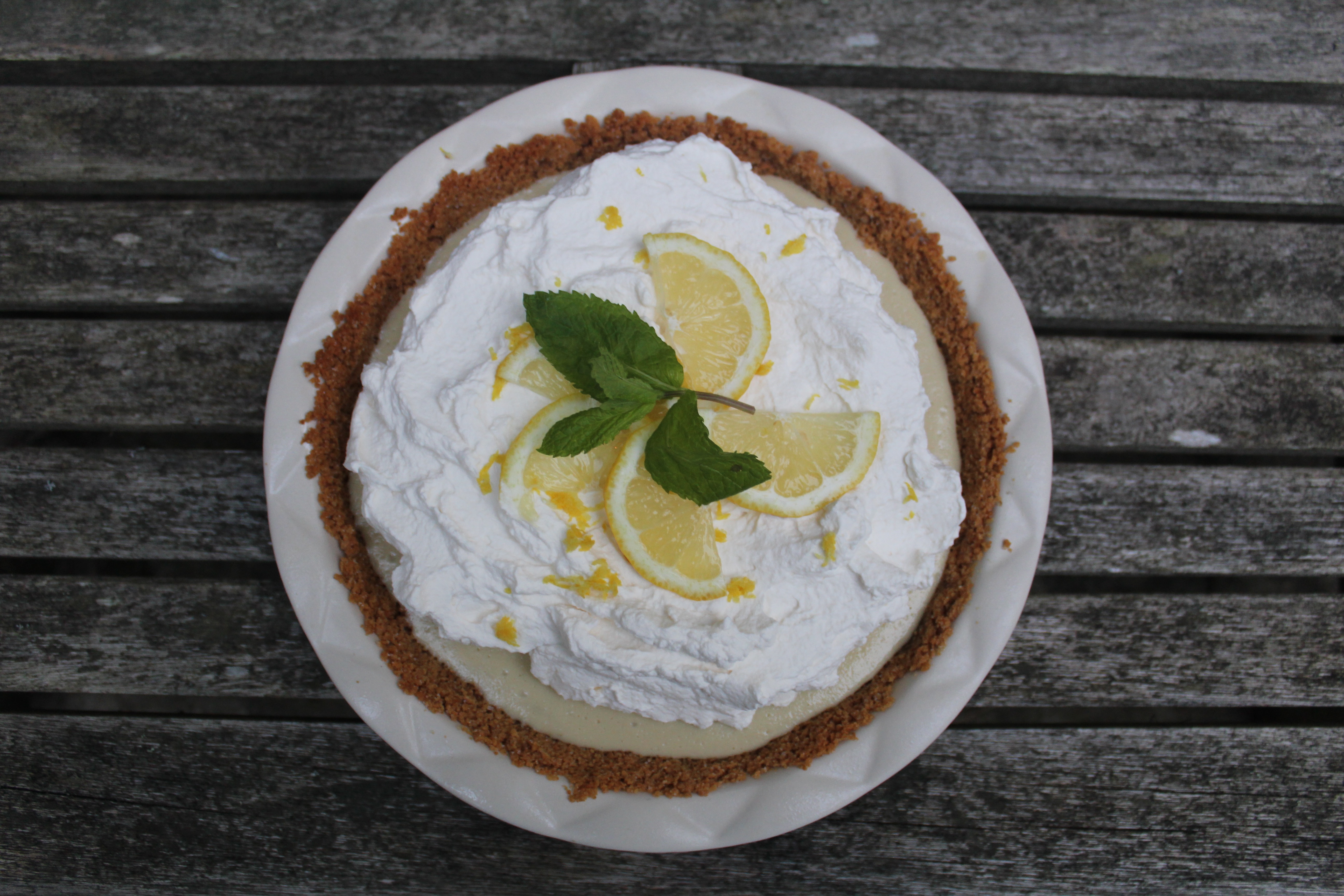 Jo's Favorite Lemon Pie in all of its Instapic glory - no filters, no sharpening, just natural light and home-made deliciousness!