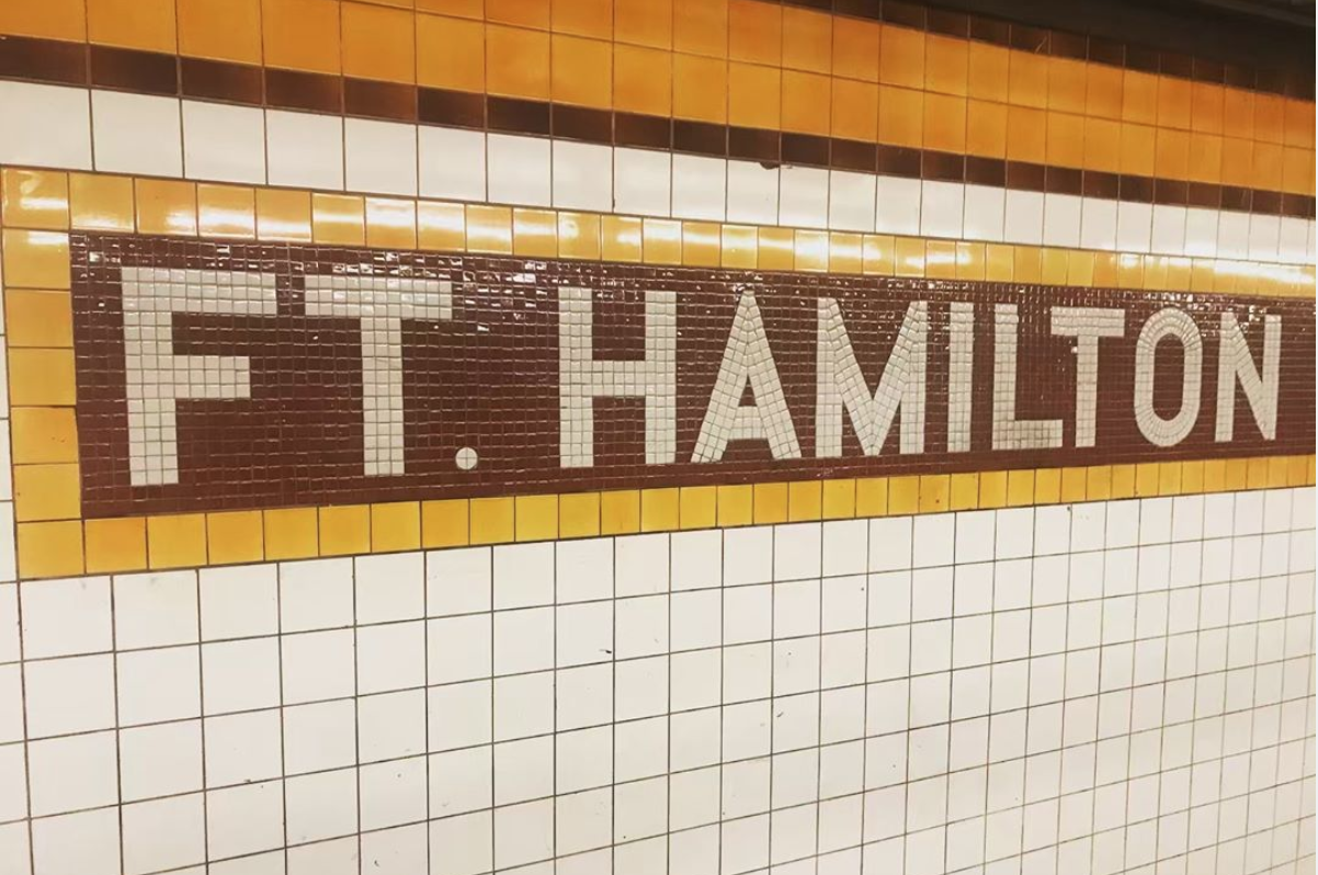 Ft. Hamilton Parkway Subway stop in Windsor Terrace, Brooklyn.