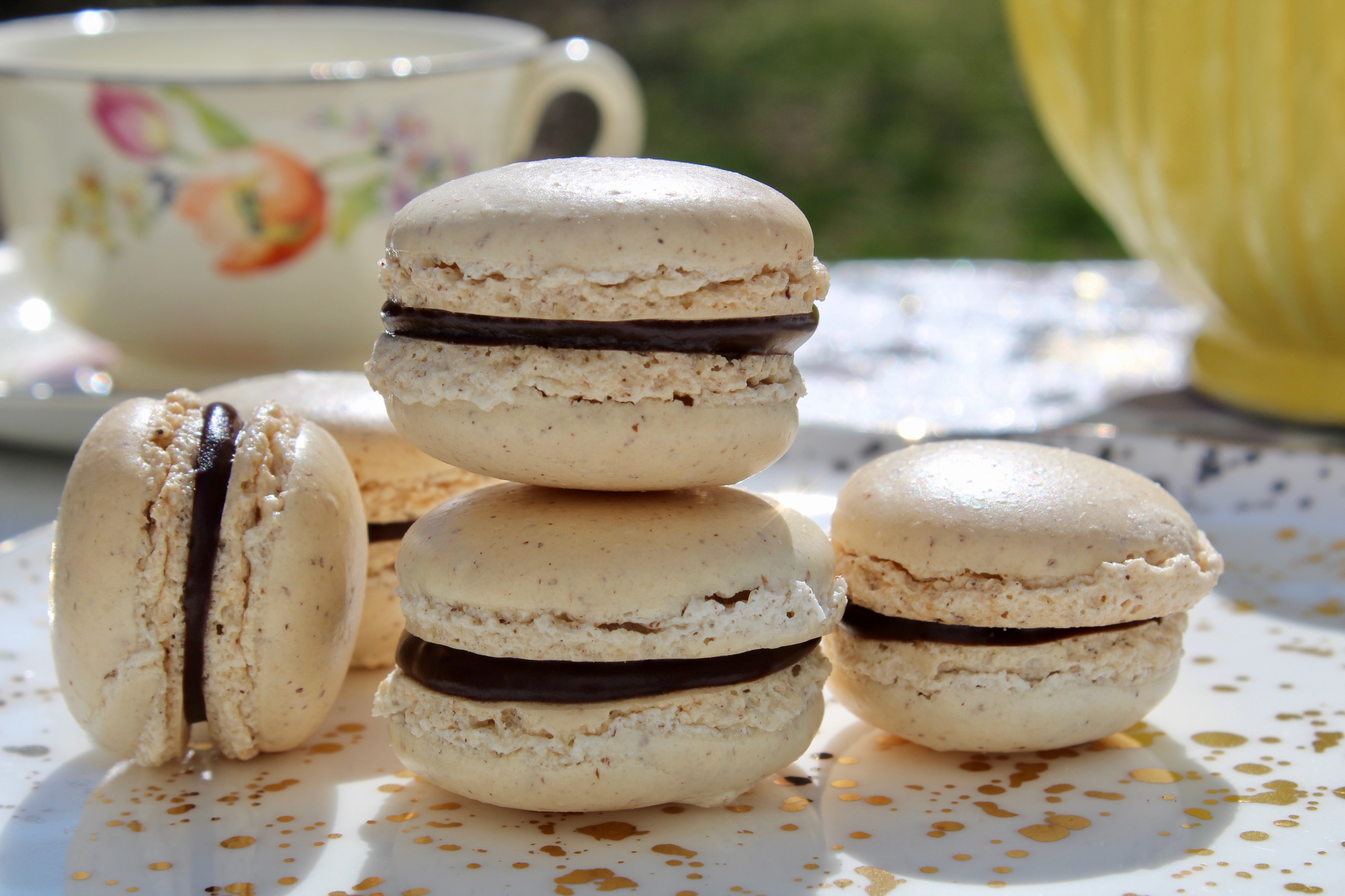 Hazelnut Macarons with Nutella Ganache filling are even more delicious than the are impressive!