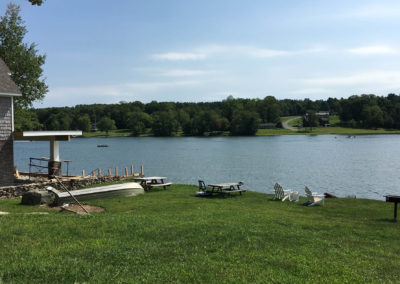 This could be your bit of paradise, with you enjoying a cocktail on the shore of idyllic Swan Lake, NY