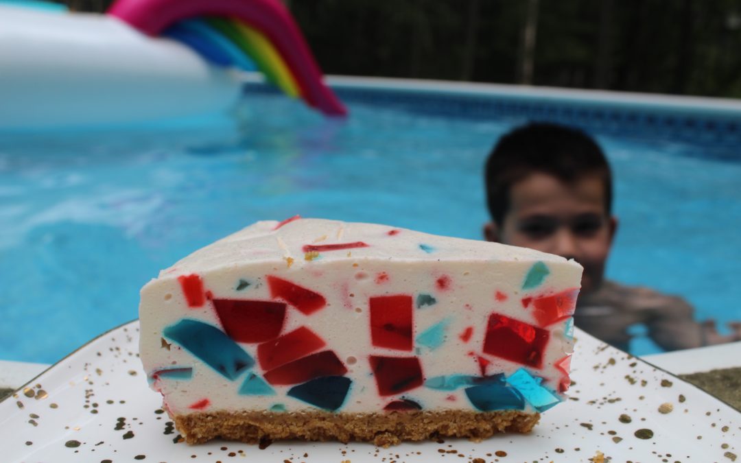 Stained Glass Cake, Not Just for the 4th of July