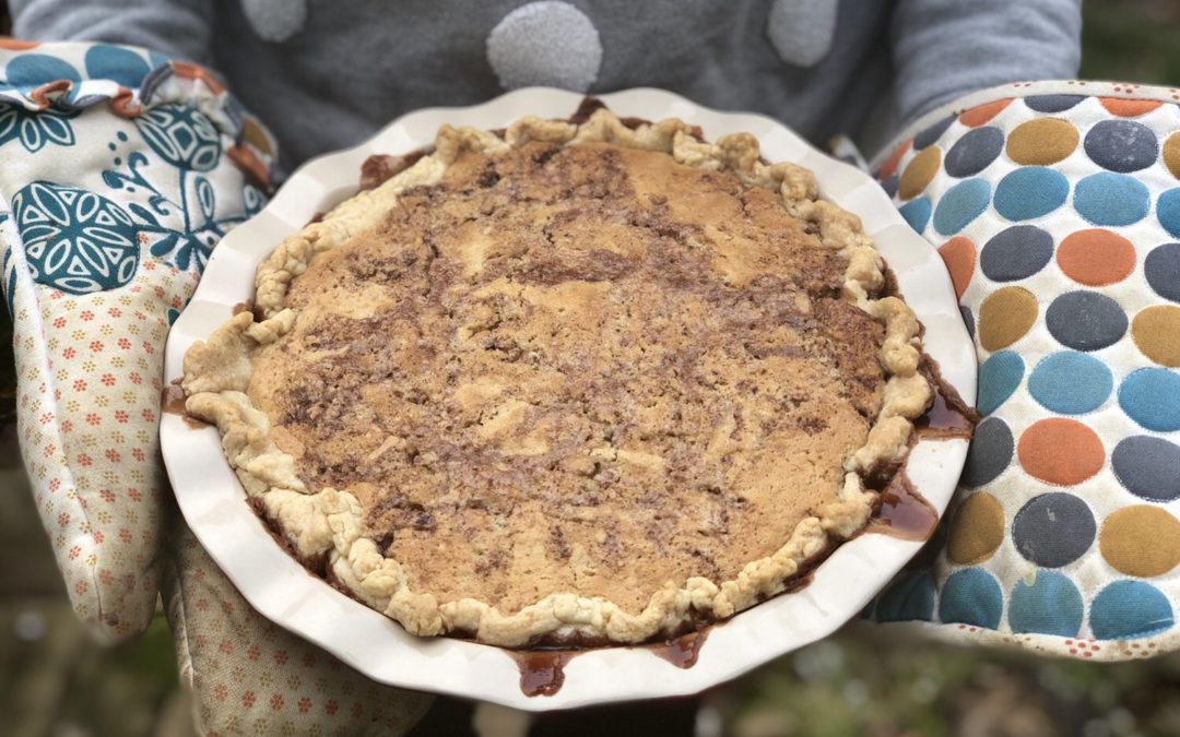 Chocolate Funny Cake-Pie