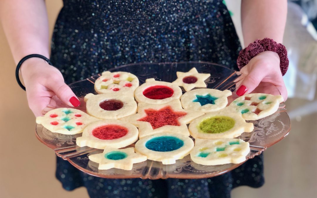 Stained Glass Holiday Cookies